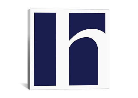 Art textuel sur toile, bleu et blanc, H 26 po x l 26 po x P 1,5 po, h