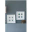 Boîte murale décorative 15,57 x 1,2 x 15,7 po S / 2