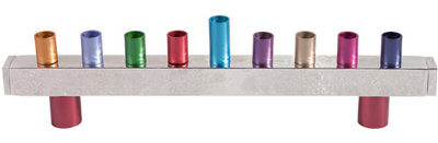 Anodized Menorah