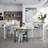 71" Electric Height Adjustable Standing Desk With 4 Lockable Casters, 2 Hooks, Big Mouse Pad-1539598982