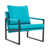 Similicuir cyan est en rupture de stock