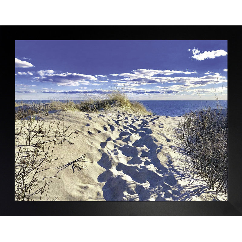 Traces de tranquillité - photographie, Pas de tapis, H 13,5 po x l 16,5 po x P 1,25 po, Papier encadré noir