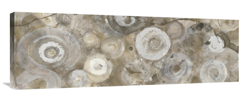 " Neutral Agate III " by Albena Hristova, 43.6" H x 31.6" W, Wrapped Canvas, No Matte
