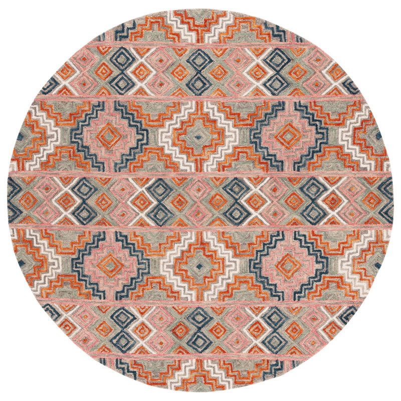 Deyoung Hand Tufted Wool Rug, Round 6'