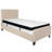 Aluino Button Tufted Platform Bed with Memory Foam Pocket Spring Mattress-129474196-129474199