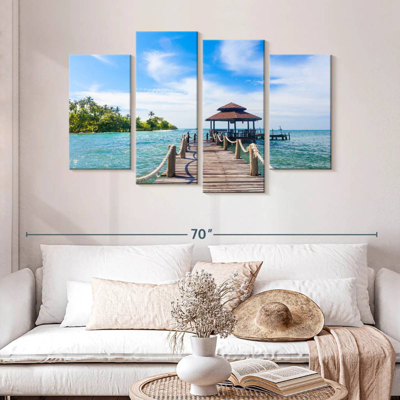 Gillard Cancun Gillard Pier, H 32 po x l 52 po