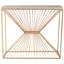 Cosmo Fossil Stone & Metal Console Table