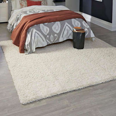 Tapis ivoire à poil long Eginhardt