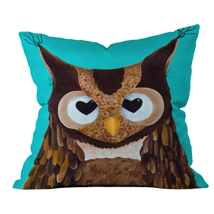 Coussin extérieur Mandy Hazell Owl Love You, 16 po x 16 po