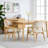 Benedict Mid-Century Modern Curved Upholstered Dining Chairs with Rubberwood Legs-1877958237