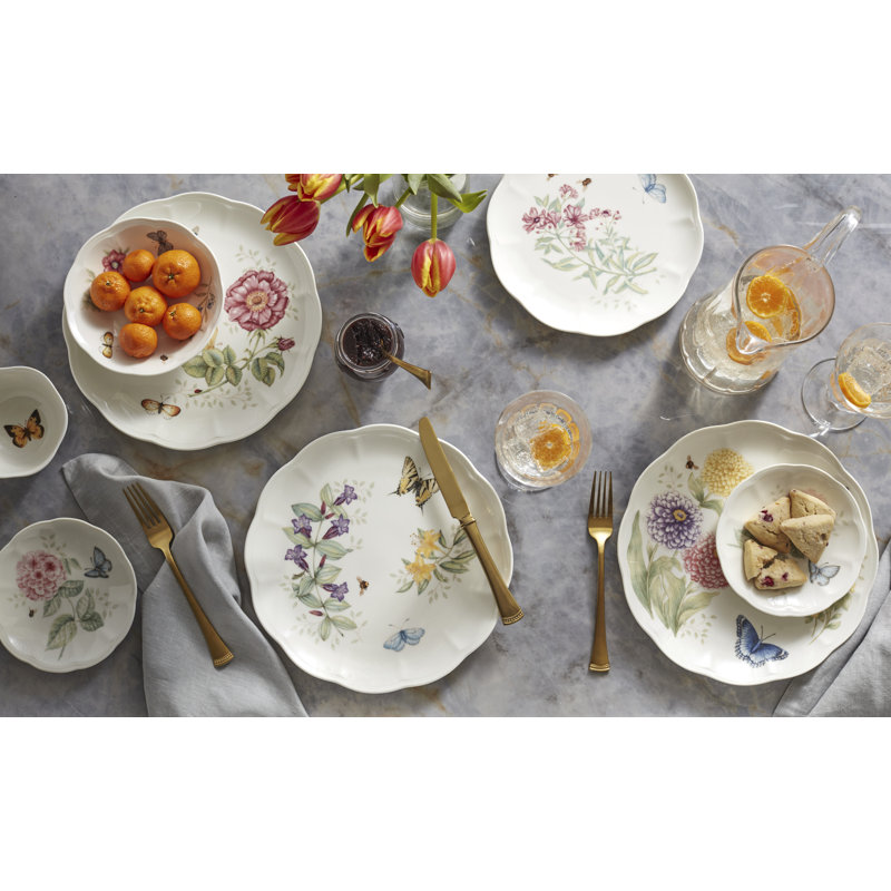 Lenox Butterfly Meadow 28 Piece Dinnerware Set, Service for 4