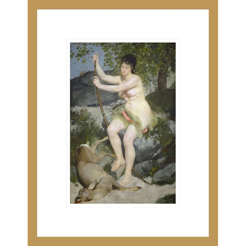 «Diana» par Pierre-Auguste Renoir, impression giclée encadrée, H 16,75 po x l 12,95 po