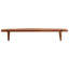 Kerrick 2 Piece Acacia Solid Wood Bracket Shelf with Adjustable Shelves