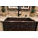 30" Hammered Copper Apron Front Single Basin Kitchen Sink with Scroll Design