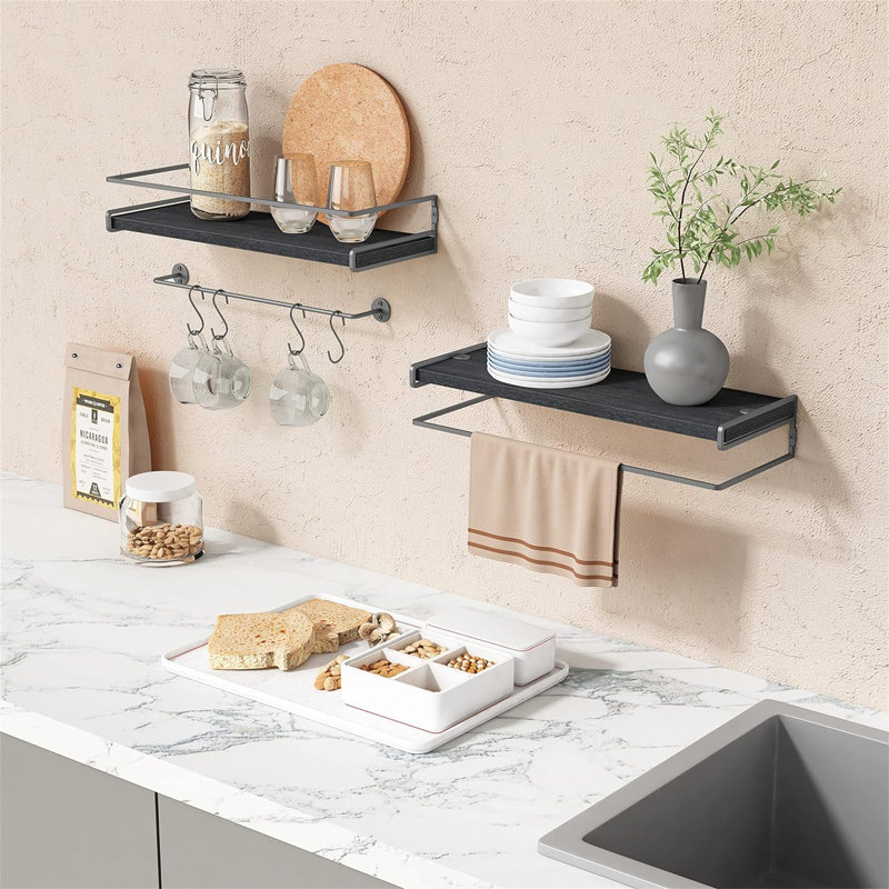 Floating Shelf, Black