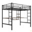 Lit mezzanine avec bureau et tablette