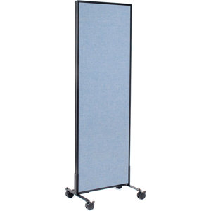 Interion Mobile Blue Office Partition Panel | Wayfair