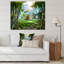 «The House In Bamboo Forest», reproduction sur toile-67393112-67393114