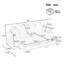 Canapé modulaire en L de 83 po avec canapé L 83 po-121052151