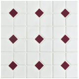 Oxford 11" x 11" Porcelain Honeycomb Mosaic Wall & Floor Tile