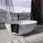 67 Inch Freestanding Solid Surface Soaking Bathtub