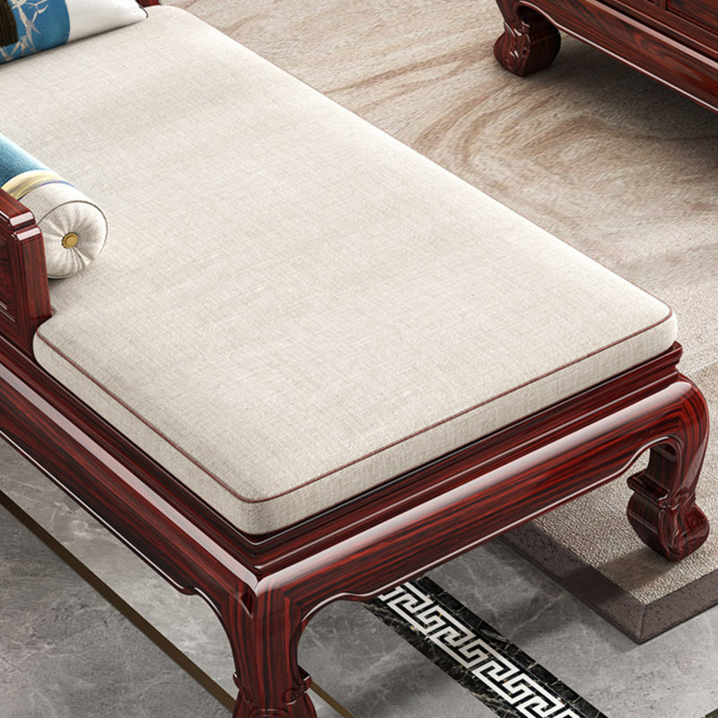 73.62"New Chinese-style red-brown solid wood imperial chair