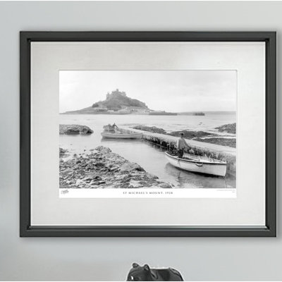 St Michael's Mount, 1928 by Francis Frith - Single Picture Frame Print