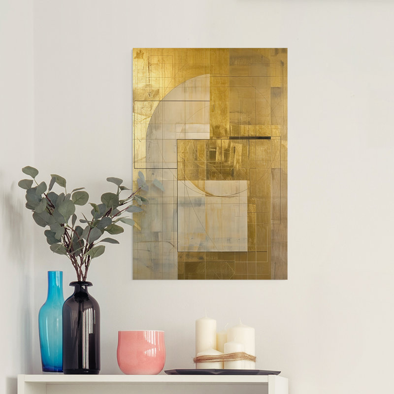 Série ABSTRACT Lxxxix - Impression sur toile seulement - non encadrée, 27" H x 18" W