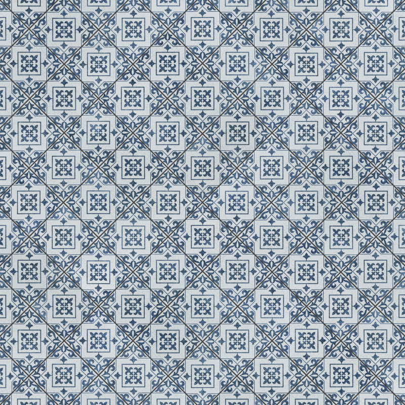 Carreau de céramique à motif pour mur et plancher 13 po x 13 po Harmonia