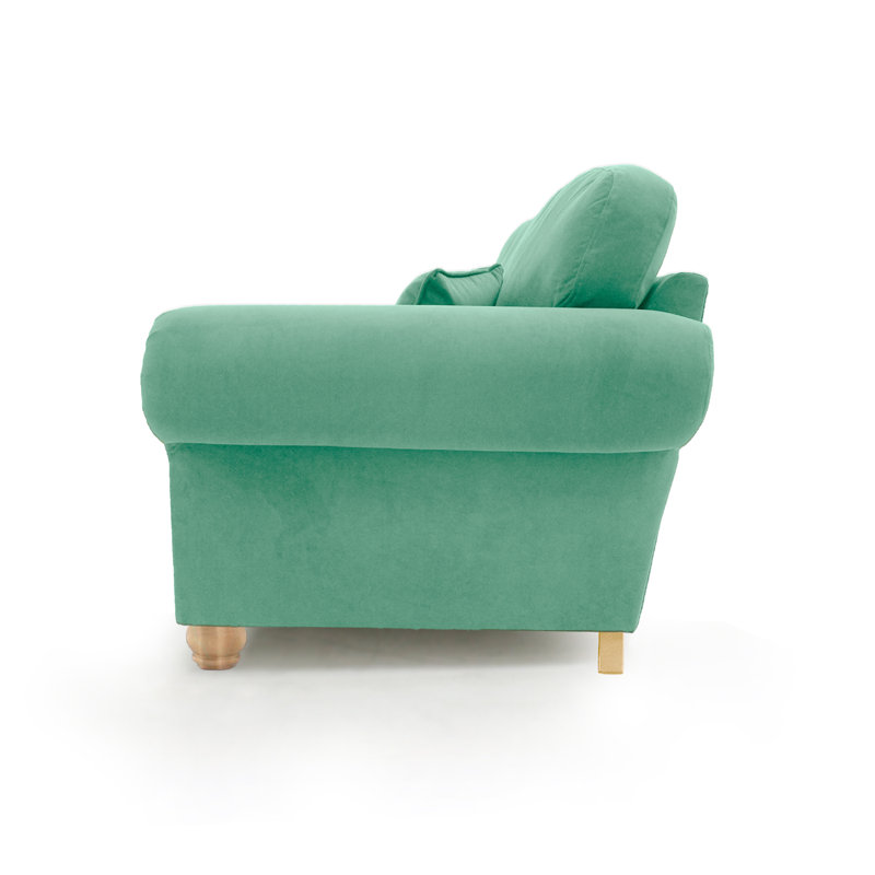 Foreston Velvet Sofa, Lichen, 2
