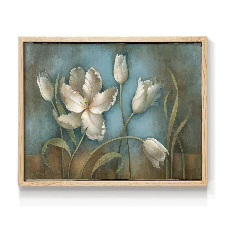 Tulipe, mélodie, reproduction encadrée, Naturel, H 22 po x l 28 po