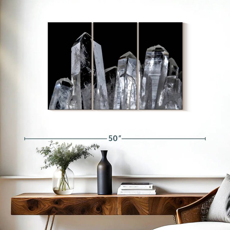 Alvord Clear Quartz Points, 24" H x 38" W