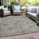 Machine Washable Indoor/Outdoor Xhevrie Gray Rug