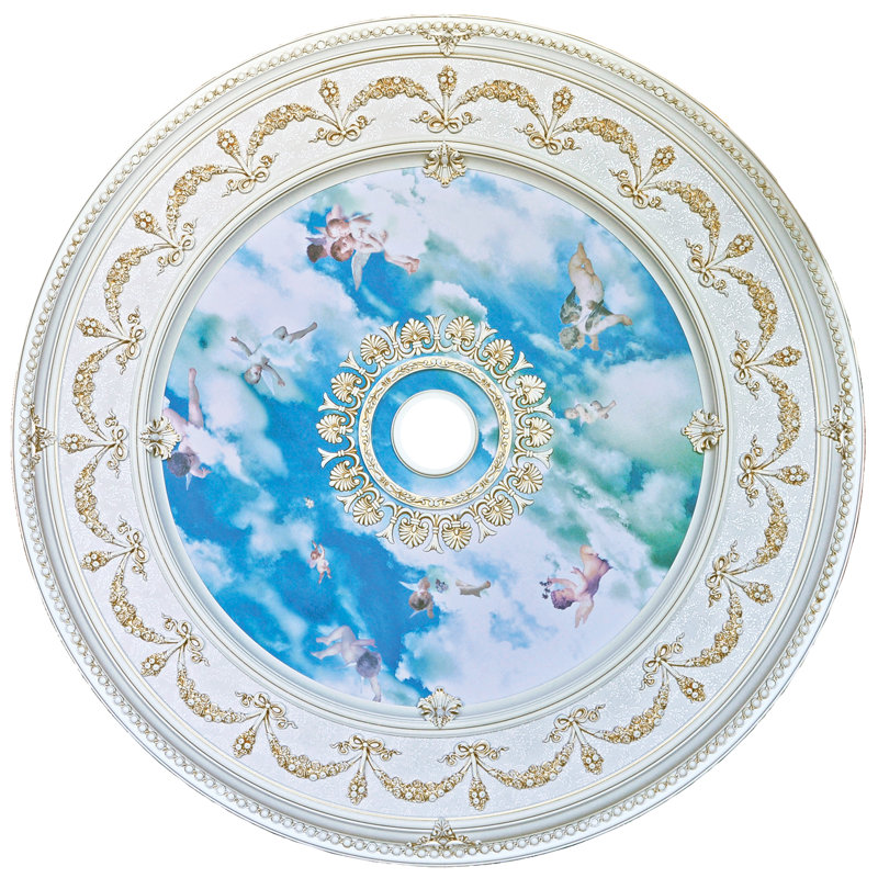 Motif ange rond 51 po