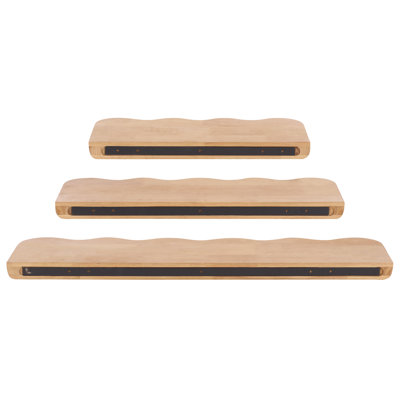 Rudra Wavy Wall Shelves Set of 3