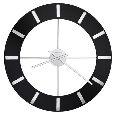 Oversized Onyx Wall Clock