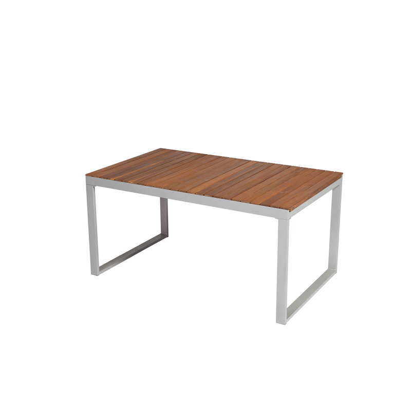 Sakho Rectangular Solid Wood Extendable Outdoor Dining Table - 150 cm W 90 cm D