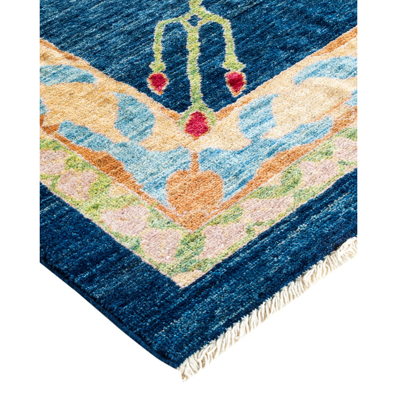 Arts & Crafts One-of-a-Kind 19' 6" X 11' 6" Hand Knotted Area Rug