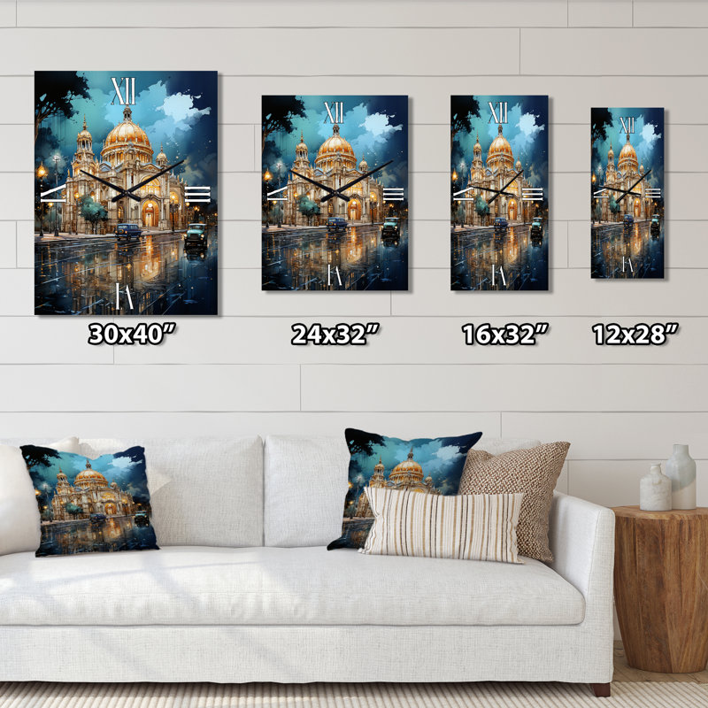 Jaxion - Horloge murale paysages urbains, Grand