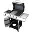 Charbroil Performance Series 3-Burner Infrared Propane Gas Grill Cabinet with Side Burner