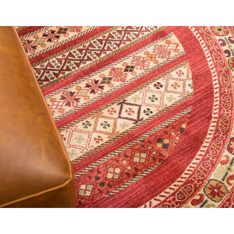 Frederica Abstract Indoor Rug, Round 8'