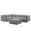 Canapé modulaire en tissu capitonné 5 pièces Conjure Channel par Modway-76353235-76353237