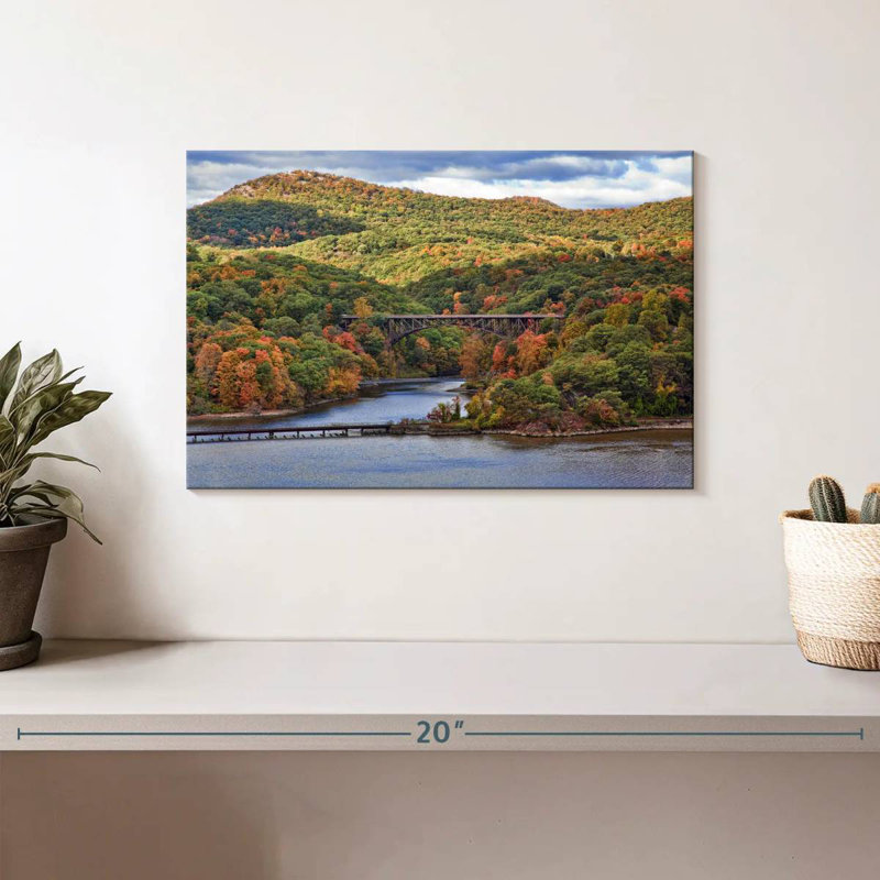 Alvord traversant la rivière Hudson Valley, H 8 po x l 12 po