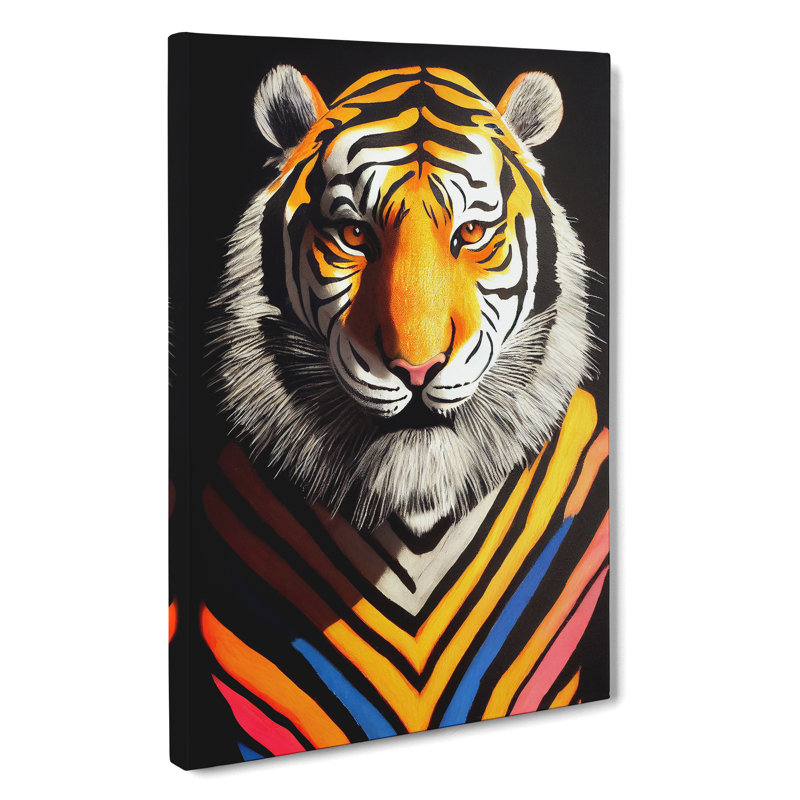 Tiger Stripes - Wrapped Canvas, 50cm H x 35cm W x 3cm D