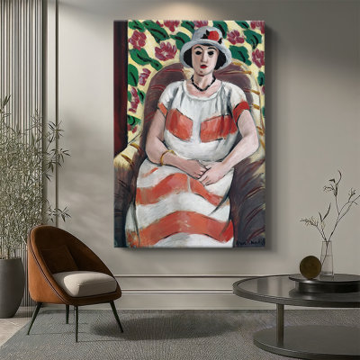 Young Woman in Pink -Gallery Wrapped Canvas by Henri Matisse