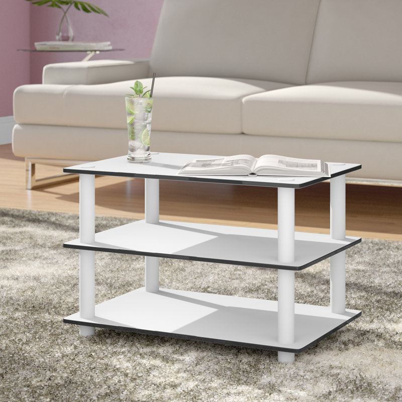 Solid Coffee Table with Storage