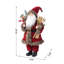 Figurine de père Noël 18 po avec visage en porcelaine H 18 po