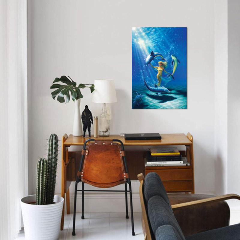 «Dance of Joy», impression sur toile, H 60 po x l 40po x P 1,5 po, Toile tendue, Pas de tapis