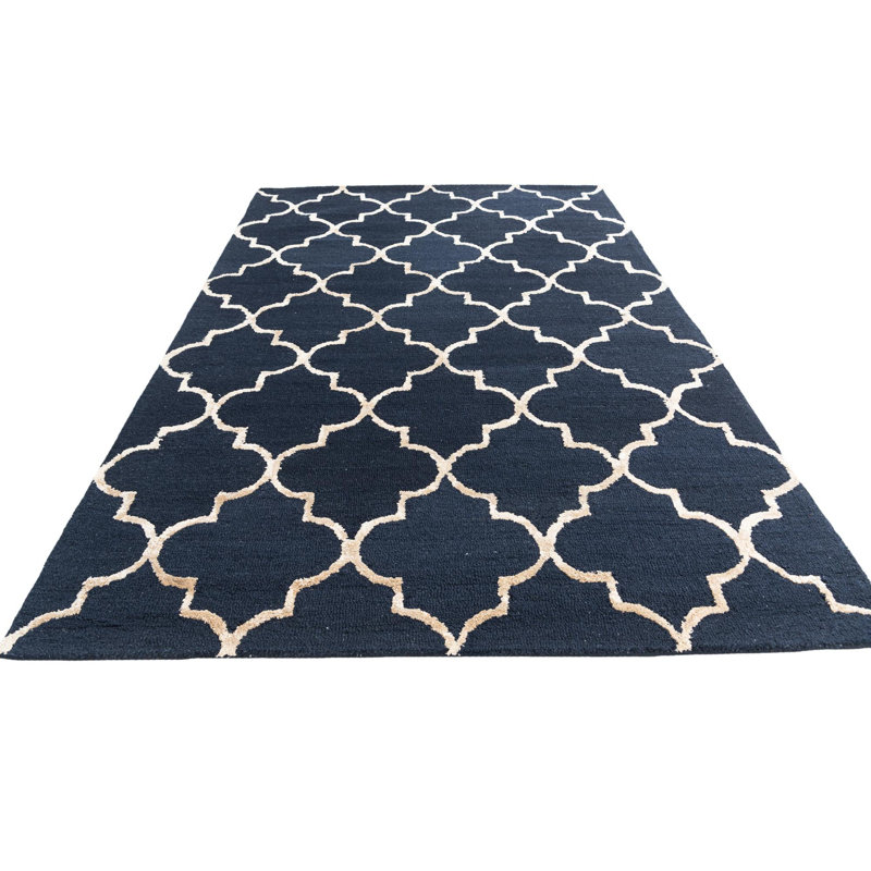 Tapis bleu marine Oberlin