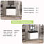 Meuble-lavabo simple 29,9 po avec comptoir en quartz-650180418